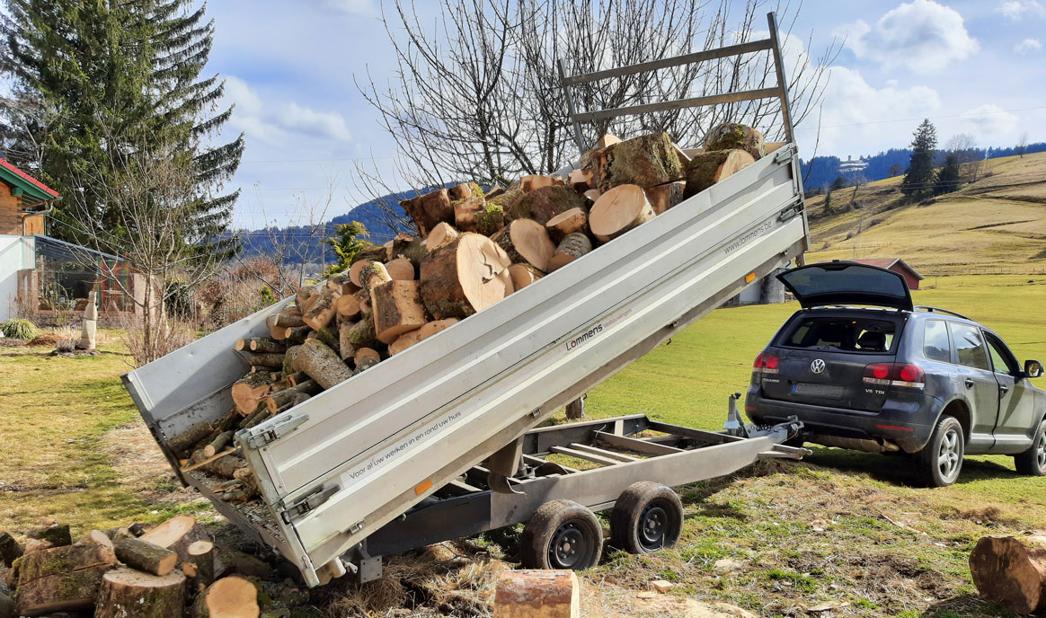 Anhänger mit Kippfunktion