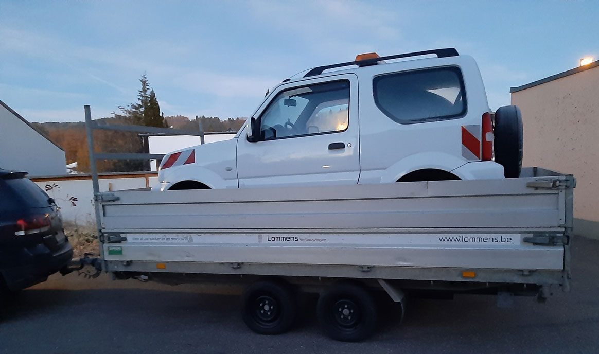 Anhänger zum Ausleihen